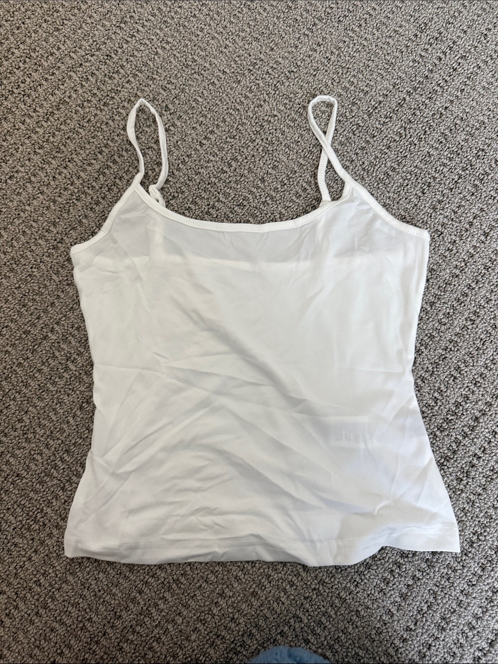 SHEIN White Slim Fit Spaghetti Strap Cami